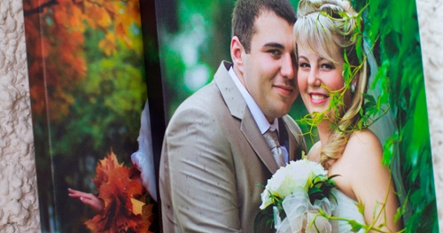 Печать фотографий на холсте